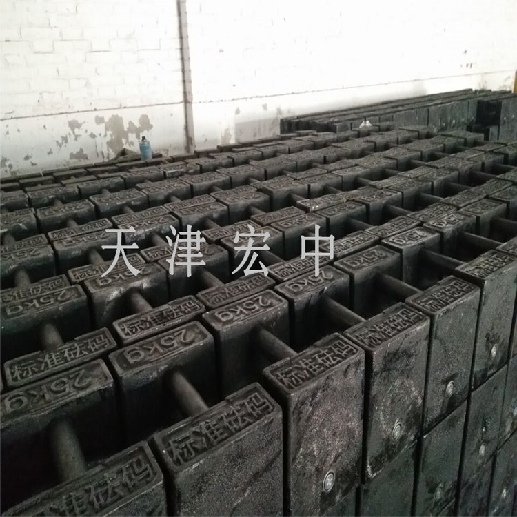 天津有M1-25kg铸铁砝码测试配重块出租