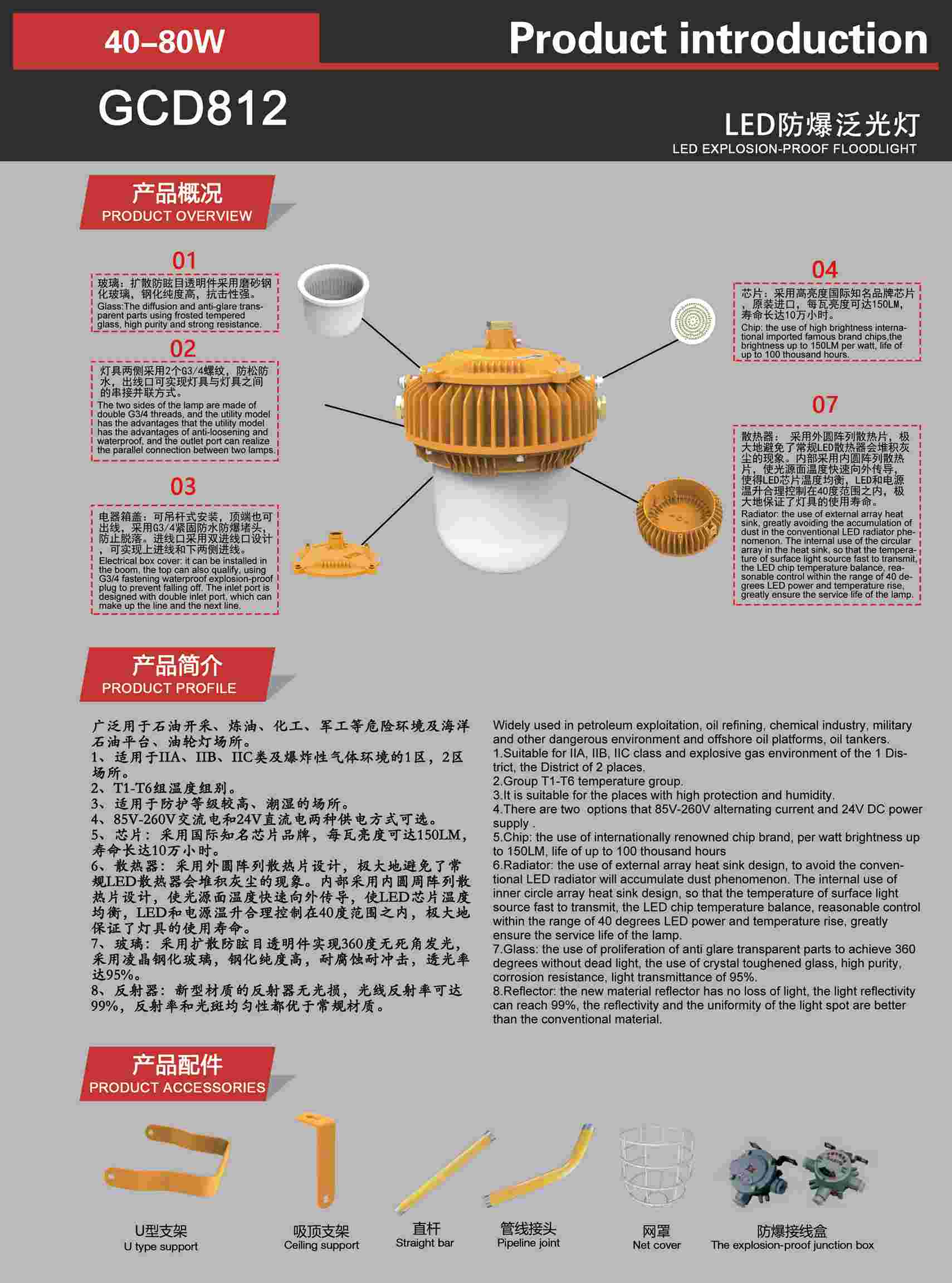 40WLED防爆平台灯，led防爆平台灯50w