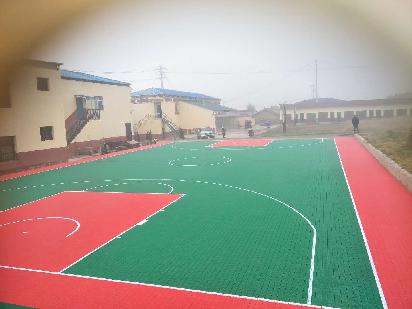 四川篮球场悬浮地板小米格价格