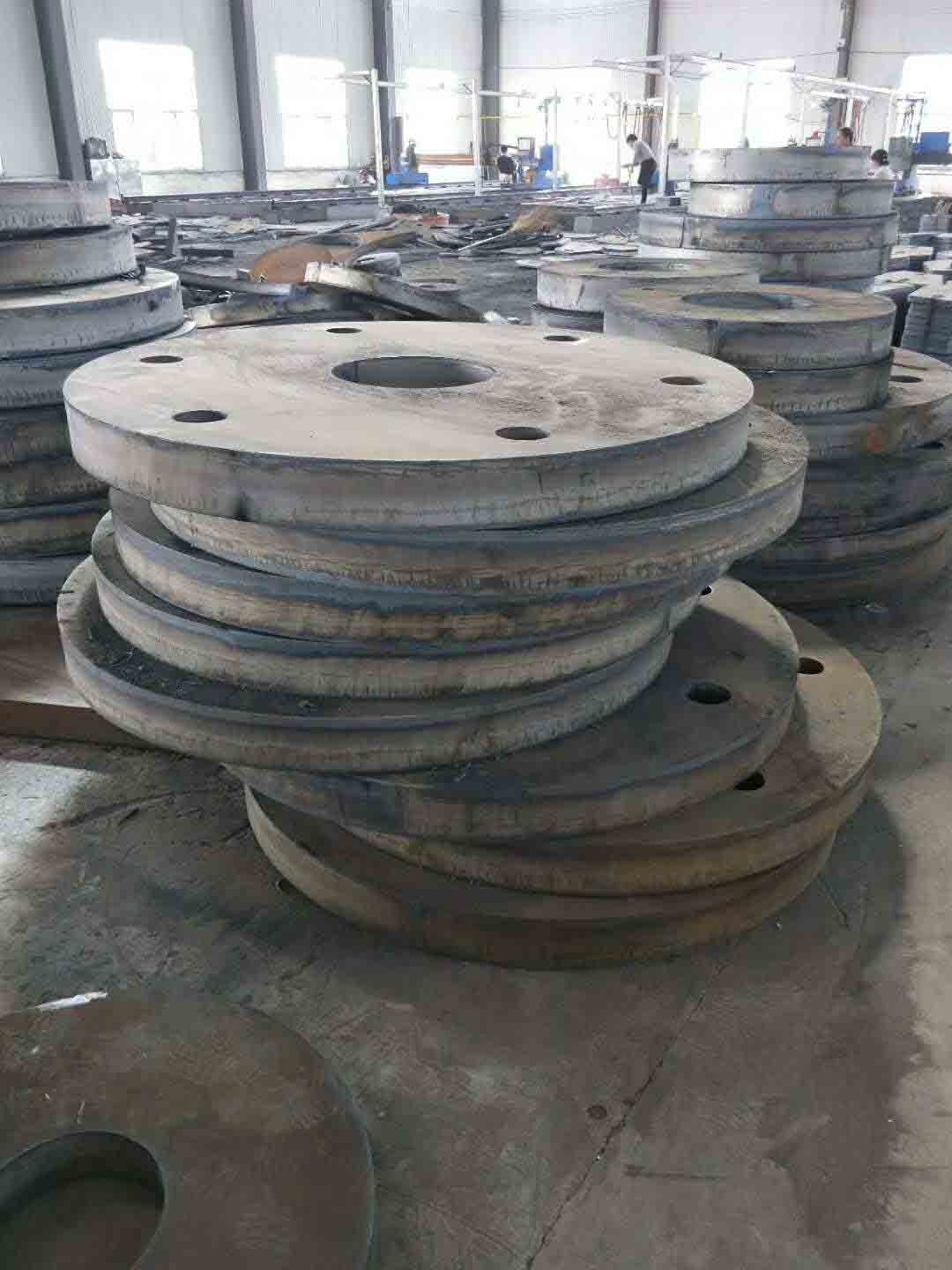 按图纸切割厚Q235B异形件圆法兰异形件圆方板块圆法兰圆板饼