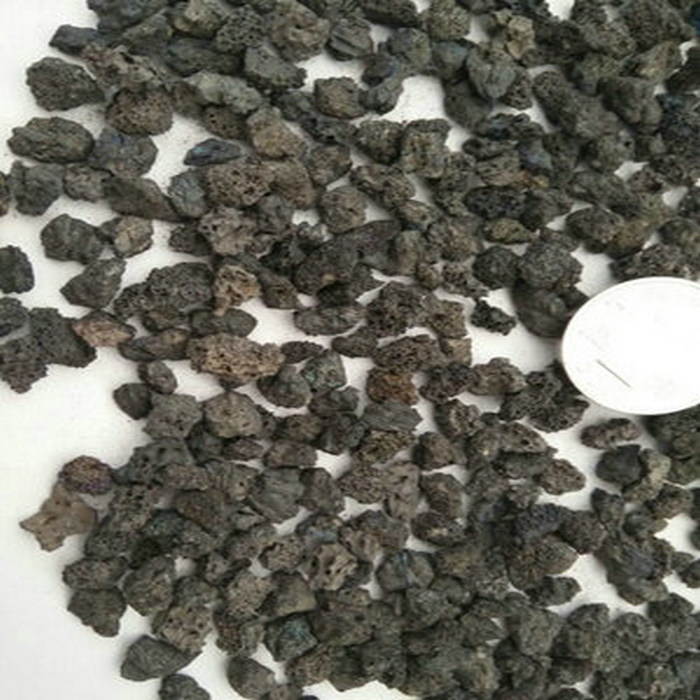 人工湿地专用粒径3mm-5mm火山岩生物滤料|火山岩比重轻价格低