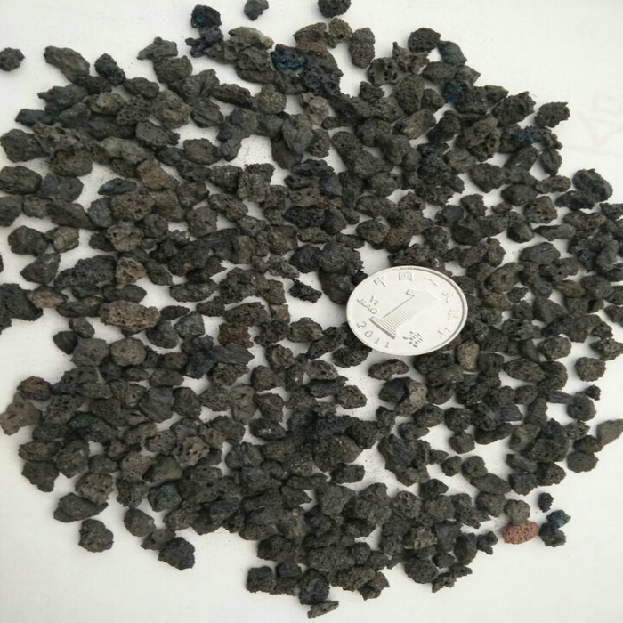 污水处理必备粒径15mm-25mm火山岩生物滤料厂家|火山岩新价格